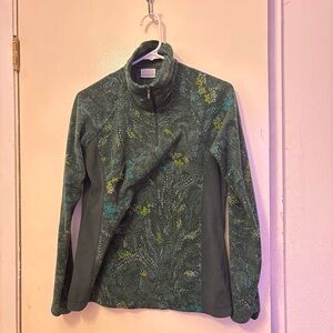 Columbia Green Patterned Women's Sweater